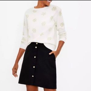 Ann Taylor Loft Wooly Skirt